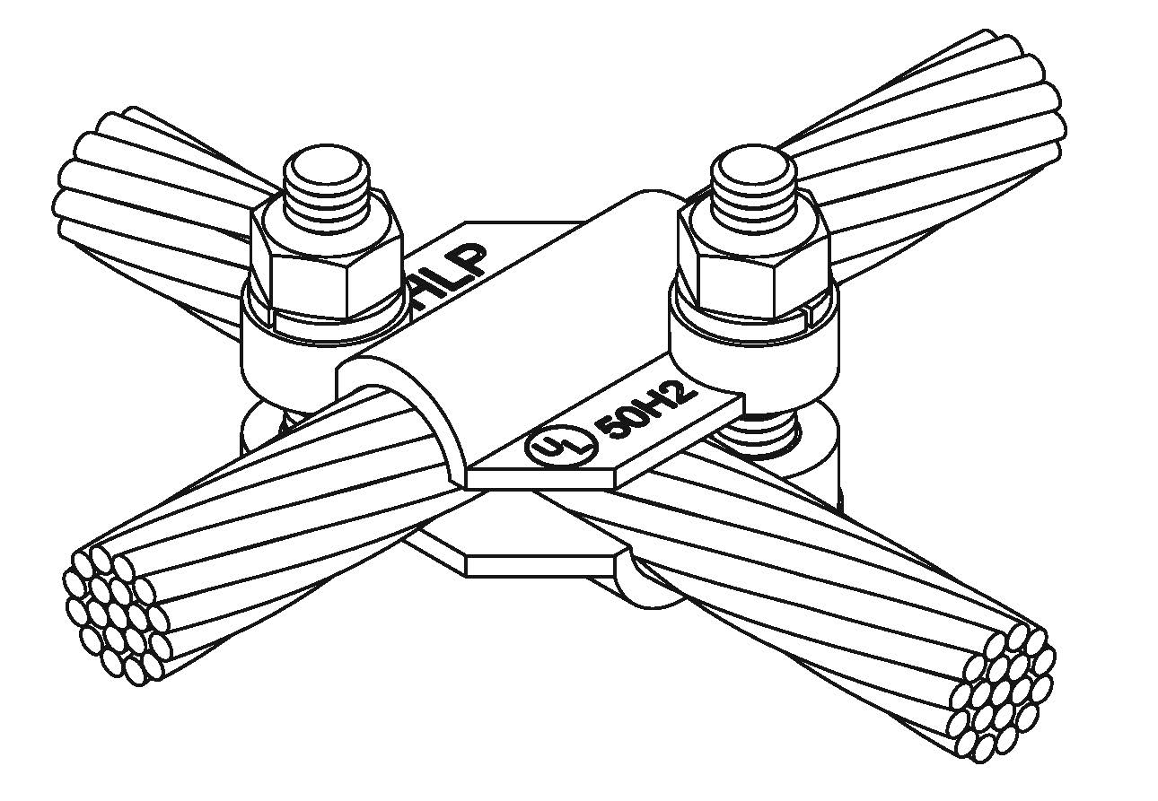 Cross Run Connectors Harger Lightning and Grounding